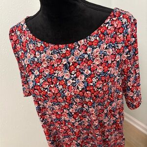 🌸 J.Jill Floral Knit Shirt – NWT 🌸